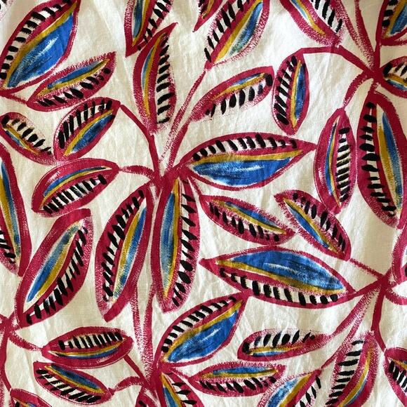 J. Crew Linen Blend Ruffle One Shoulder Floral Print Mini Dress Resort Summer - Picture 7 of 7